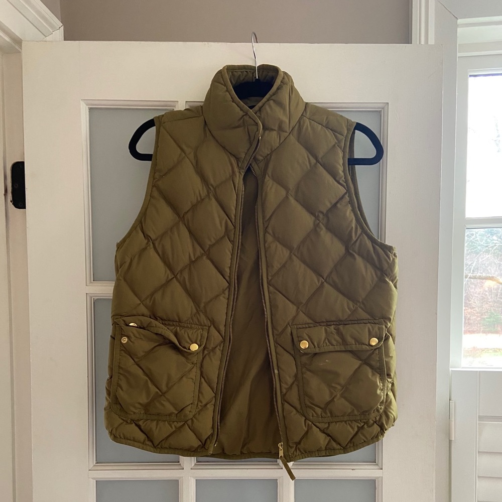 JCrew Olive Vest!